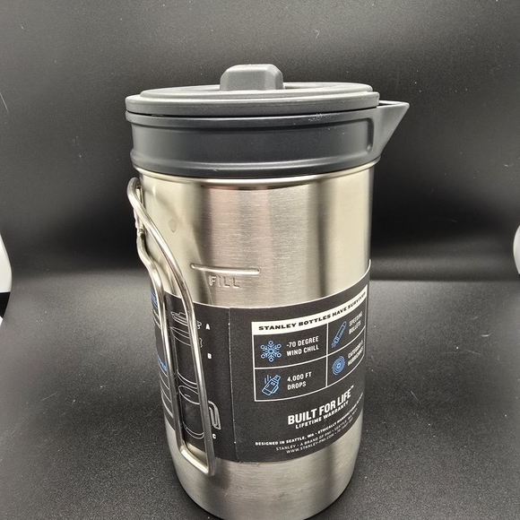 NEW STANLEY All In One French Press Boil & Brew 32oz Stainless Steel Great Gift! - Picture 2 of 5